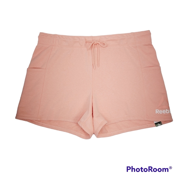 * Reebok XXL athletic fitness shorts fuchsia red drawstring waistline s… - Picture 1 of 7